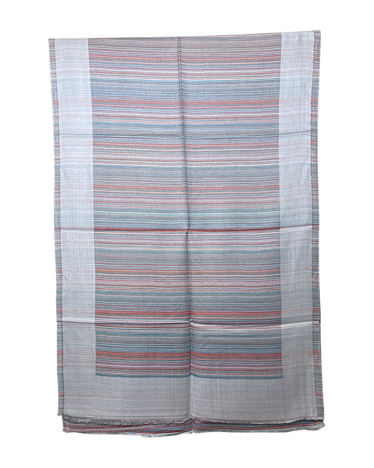 Bordüre: Helle Bordüre Viskoseschal minimalistisch