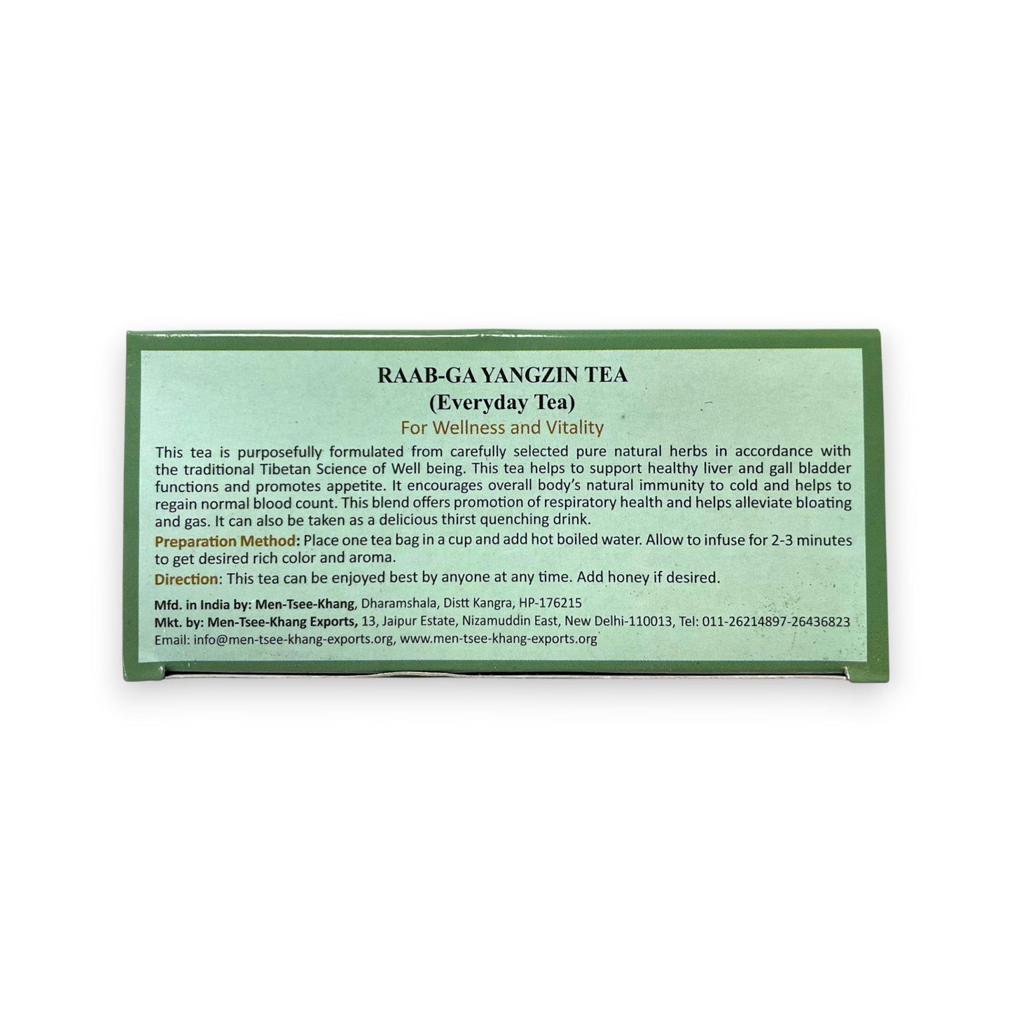 Detailaufnahme Sorig Every Day Tea Teebeutel und Verpackung