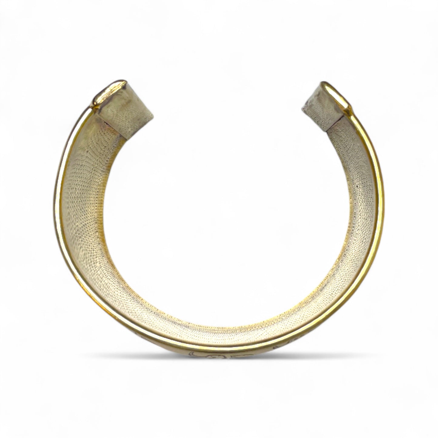 Armreif Elefant – Messing Gold / Silber (Ø 7 cm)