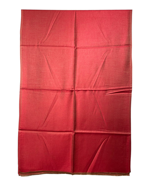 Luxuriöser Seidenschal aus Indien in Kirschrot & Gold, wendbares Seidentuch, Damen Seidenschal, Seidentuch Haare, Unisex, 200x75 cm halbiert
