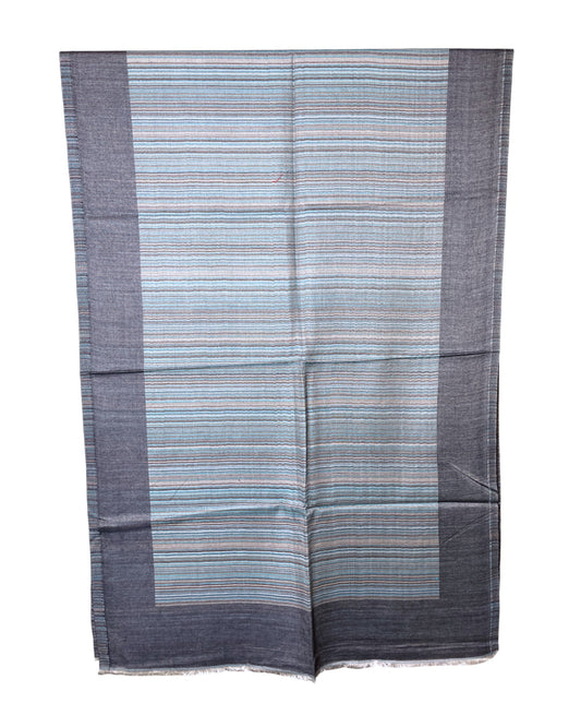 Muster Detail: Feine horizontale Streifen Viskoseschal Unisex