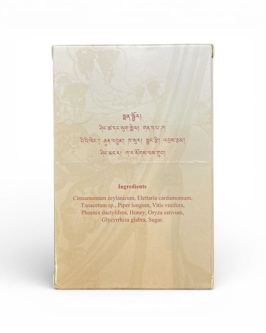 Original Sorig Chongchen Chulen Verpackung vom Men-Tsee-Khang Dharamsala