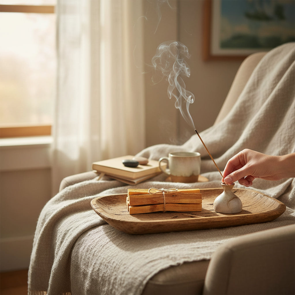 Palo Santo Holz ausgepackt – nachhaltig aus Peru, 🧘 zum Ausräuchern von Haus und Wohnung, negative Energie lösen