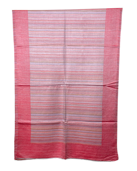 Streifen Detail: Feine Streifen Viskoseschal Rosa Koralle