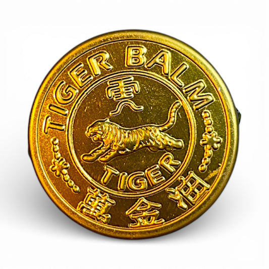 Tiger Balm White Original Weisser Tigerbalsam 9 ml goldener Deckel mit Tiger Logo Himalaya Vibes Bern