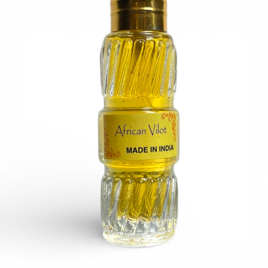 african violet parfum spray 50 ml nahaufnahme glasflasche made in india tibet laden schweiz