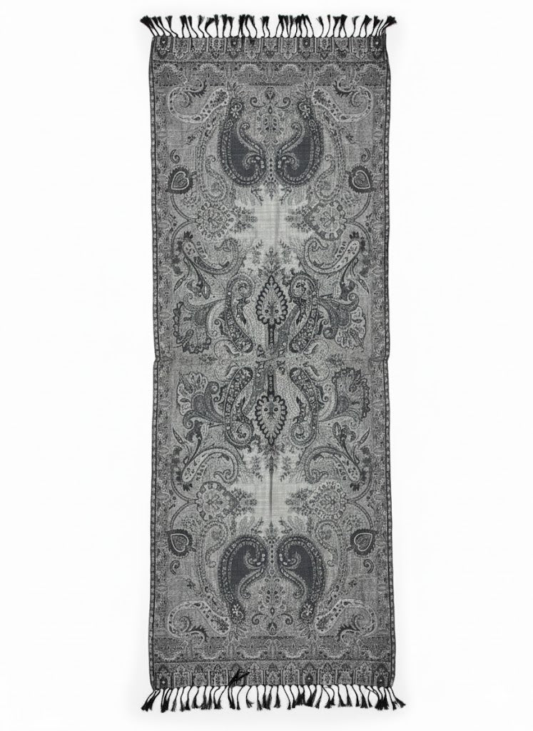 Indischer Paisley-Schal – Lunar Shadow