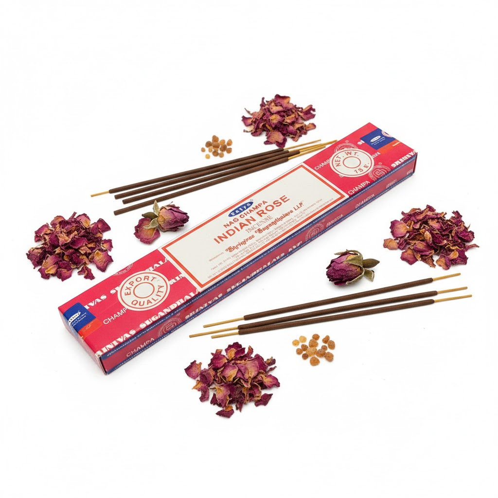 Indian Rose - Satya Räucherstäbchen 15g