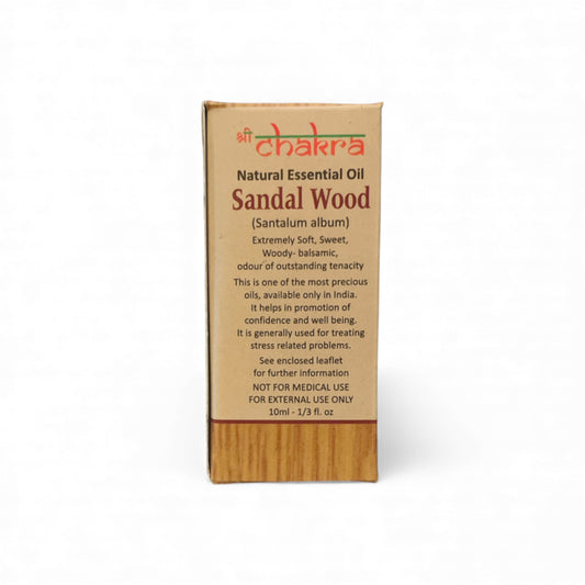 Chakra Natürliches Essential Öl Sandelholz, 10ml