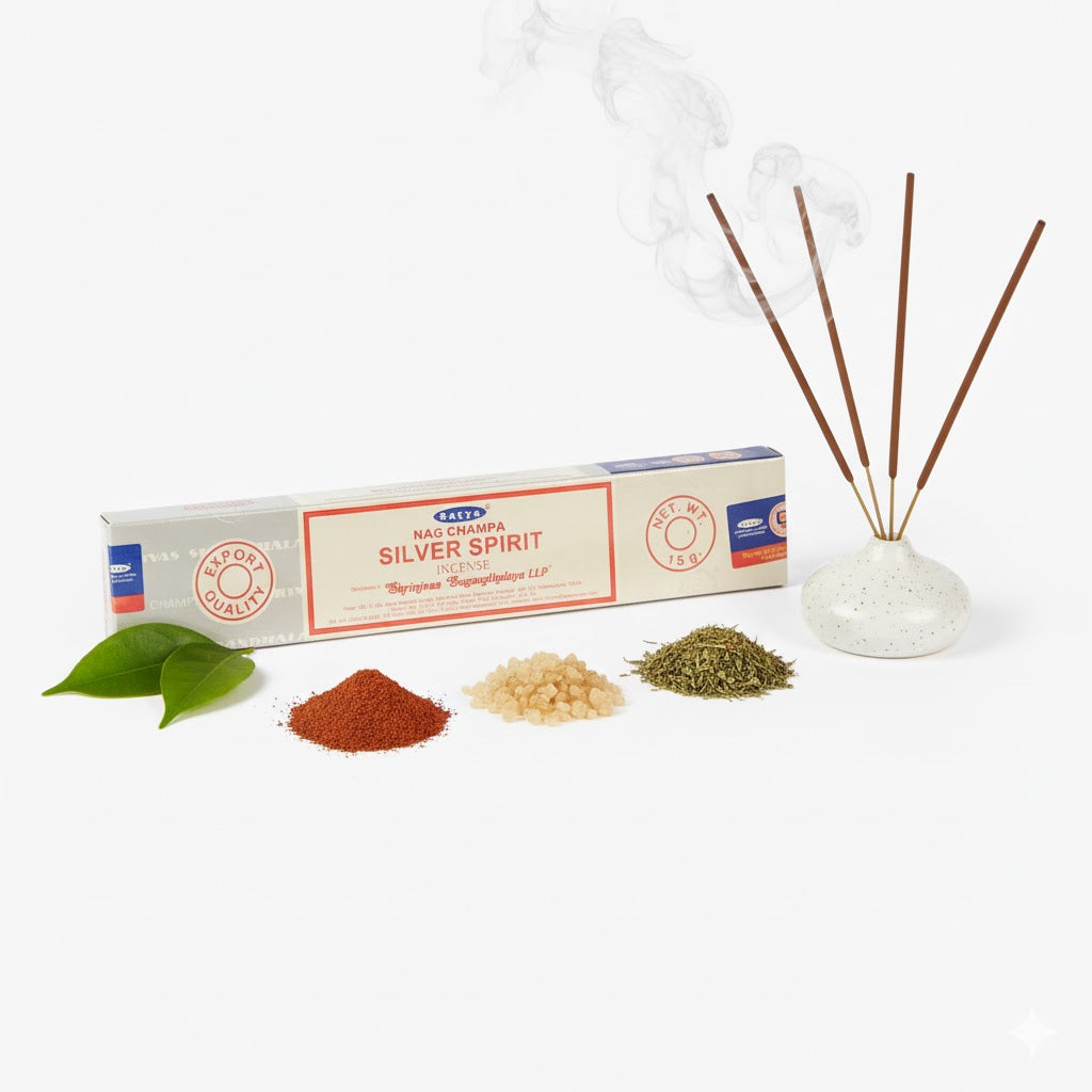 Silver Spirit (Silberner Geist) - Satya Räucherstäbchen 15g