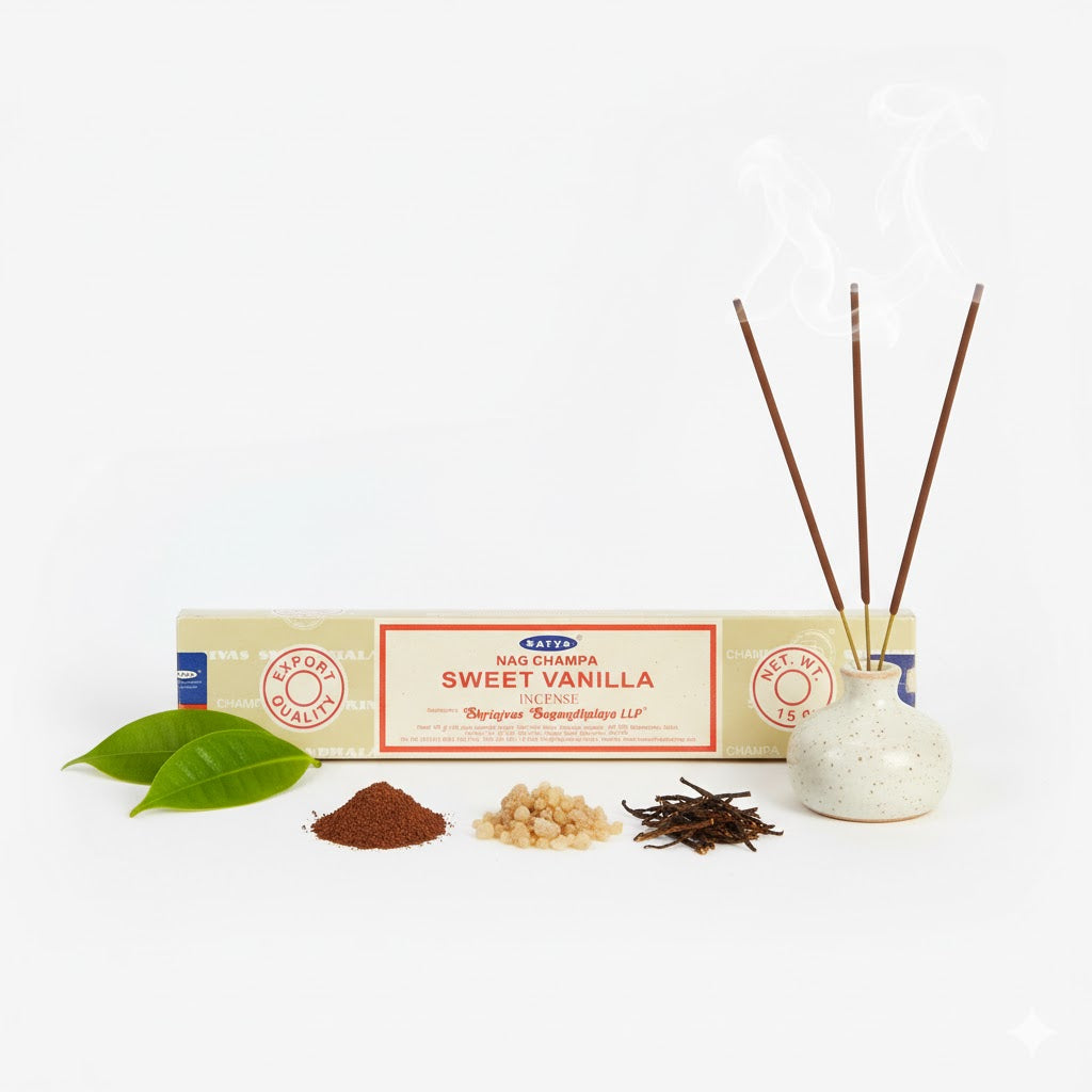 Sweet Vanilla (Süsse Vanille)- Satya Räucherstäbchen 15g