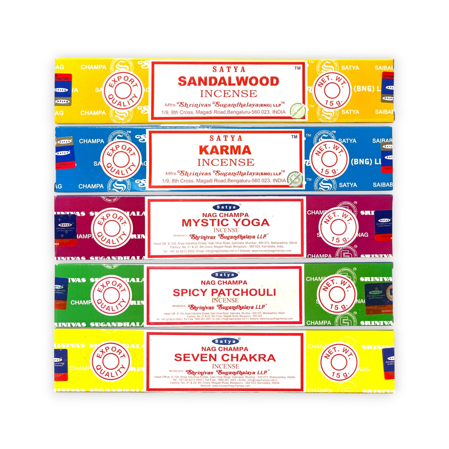 Original Satya Räucherstäbchen – Authentischer Duft aus Indien - Himalaya Vibes Tibet Online Shop