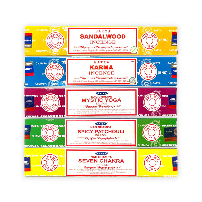 Original Satya Räucherstäbchen – Authentischer Duft aus Indien - Himalaya Vibes Tibet Online Shop