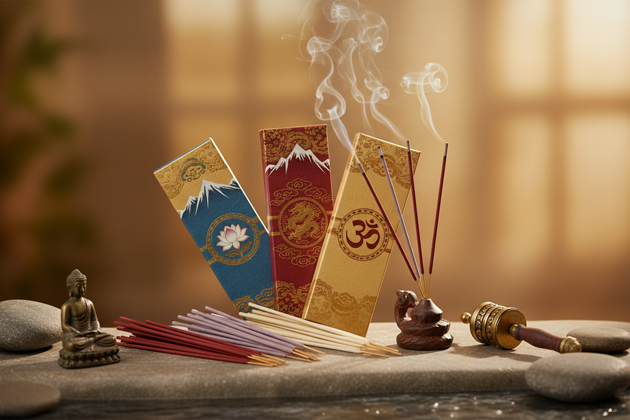 Räucherstäbchen Sets – Düfte für innere Ruhe - Himalaya Vibes Tibet Online Shop