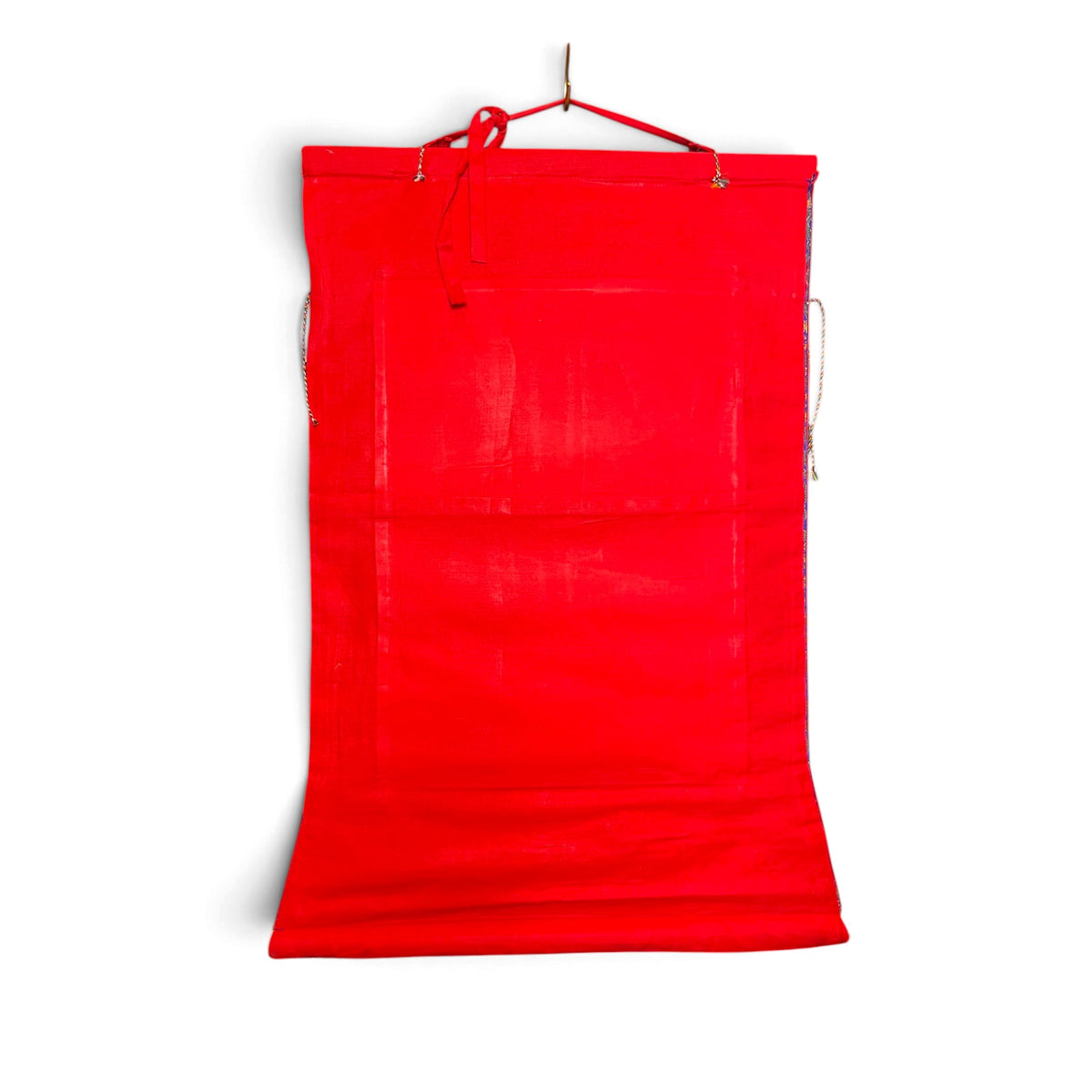 Thangka Guru Rinpoche, retro in cotone rosso – Himalaya Vibes