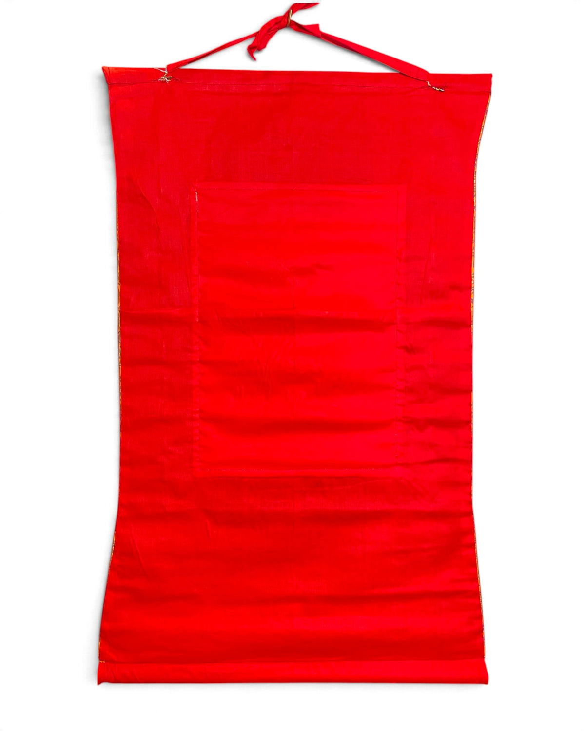 Milarepa thangka 73 x 95 cm, back made of red cotton