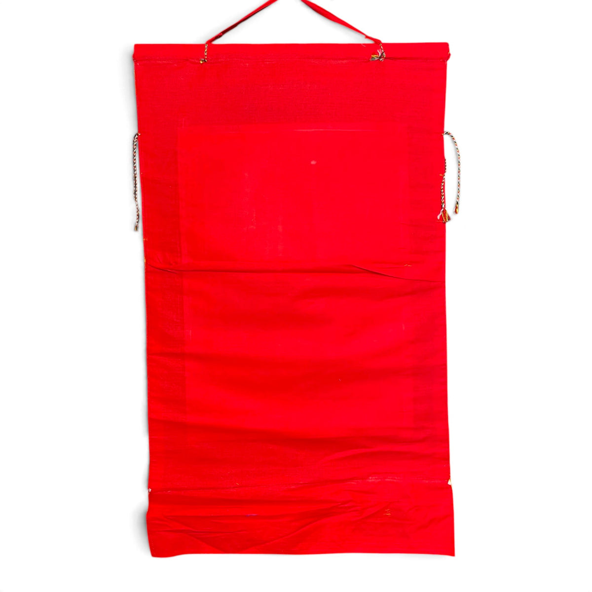 Thangka Milarepa, dos en coton rouge – Himalaya Vibes