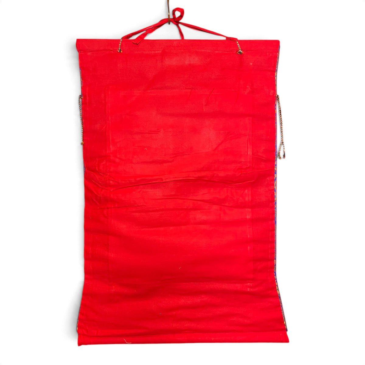 Thangka Tara Bianca, retro in cotone rosso – Himalaya Vibes