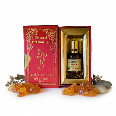 Amber - Chakra Ölparfüm Verpackung