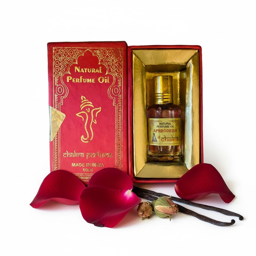 Aphrodesia - Chakra Ölparfüm Verpackung
