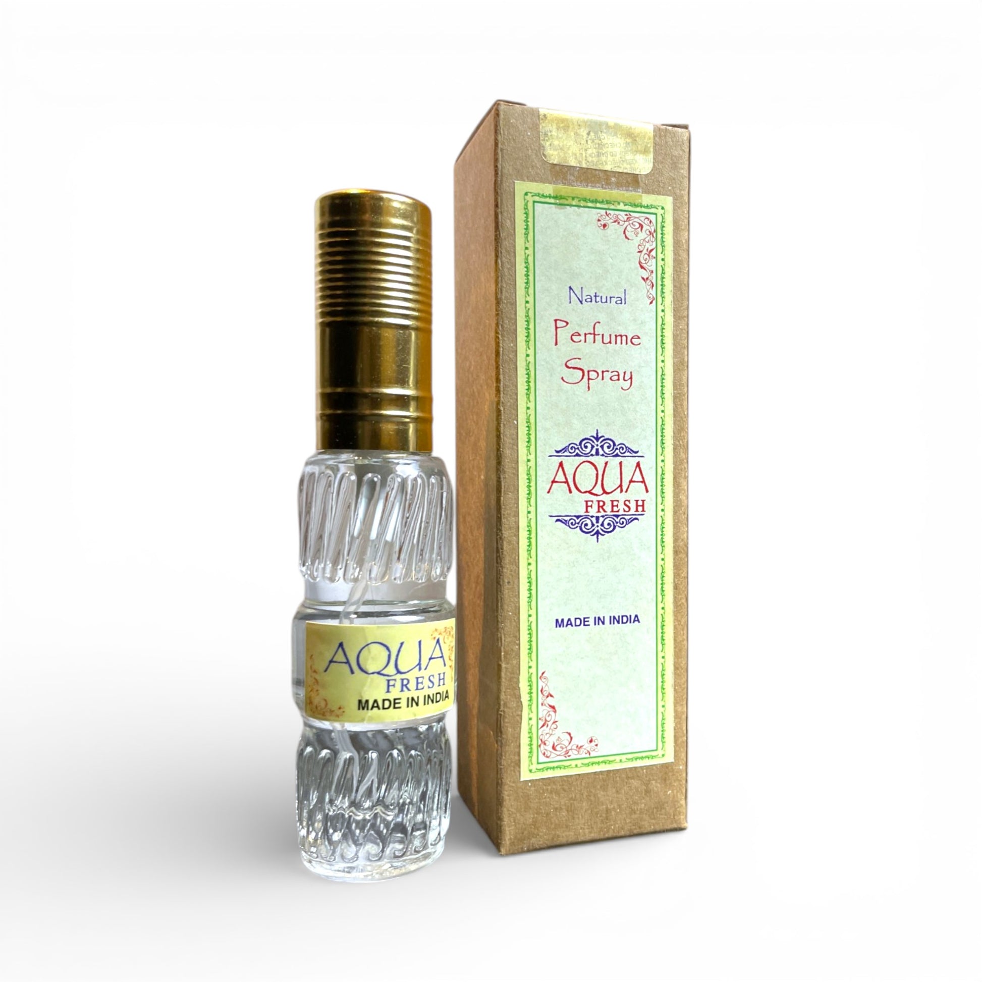 Aqua Fresh Natuerliches Spray Parfuem 50 ml mit Verpackung Himalaya Vibes Bern