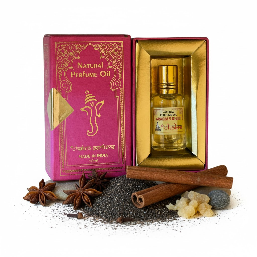 Arabian Night - Chakra Ölparfüm Verpackung