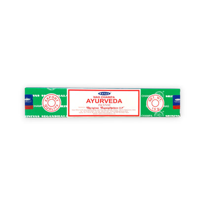 Ayurveda Satya Original Räucherstäbchen 15 g – Wohnung & Haus ausräuchern, Meditation, Yoga, energetische Reinigung