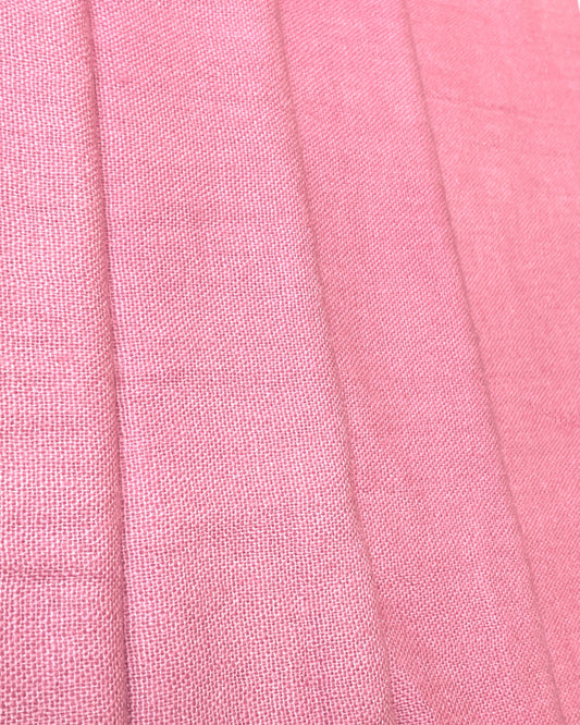 „Blush Rose“ – Reiner Kaschmir Schal handgemacht gewoben