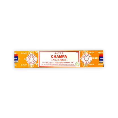 Champa - Satya Räucherstäbchen 15g front