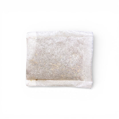 Detailaufnahme Sorig Trak-Shey Teebeutel und Verpackung