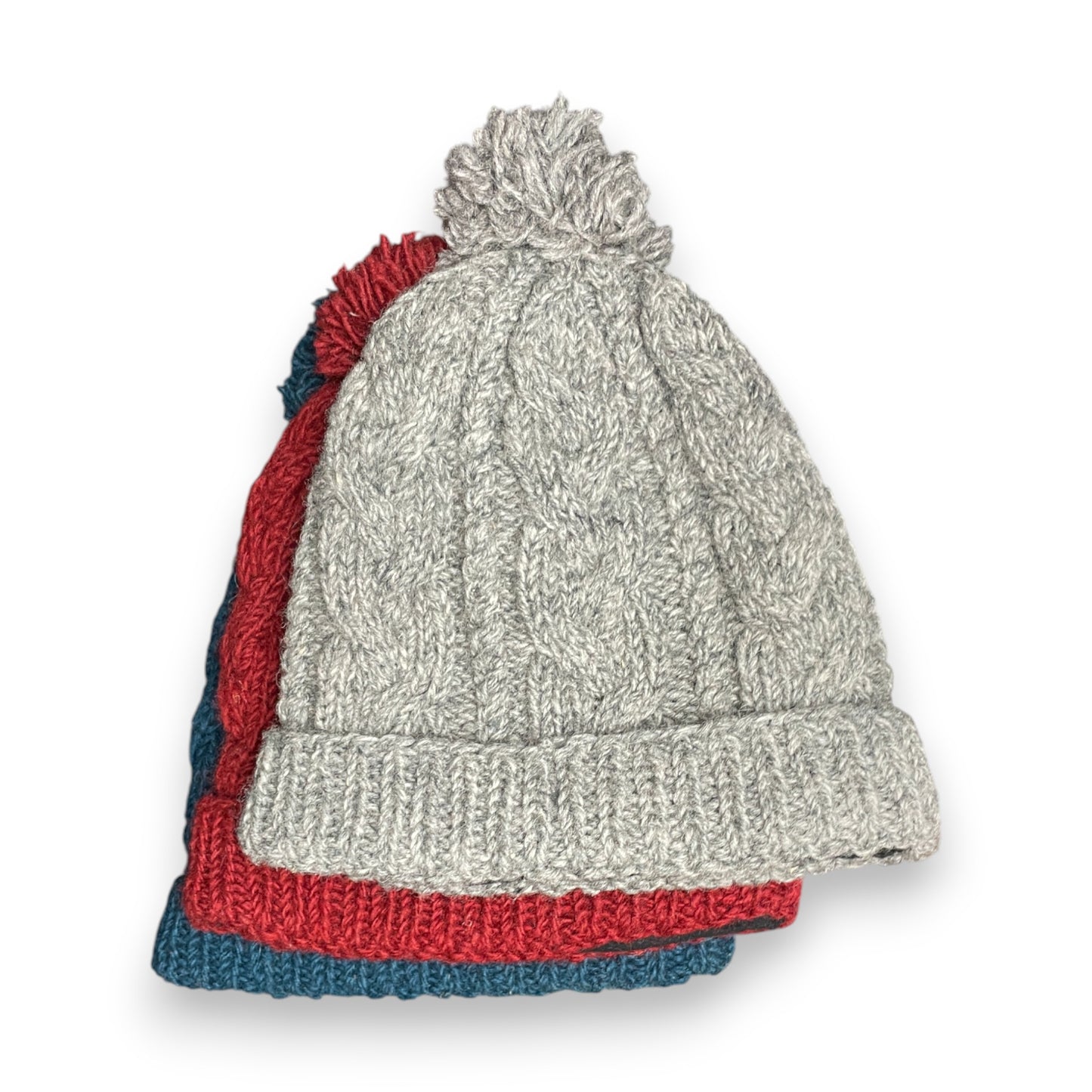 „Dhaulagiri“ – Handgestrickte Zipfel-Mütze Farben