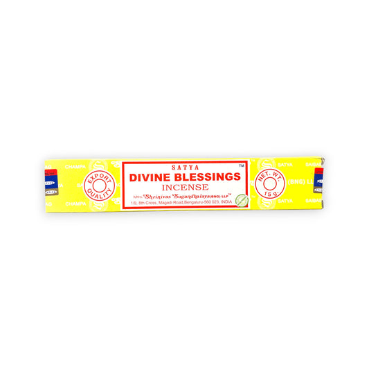 Divine Blessings - Satya Räucherstäbchen 15g Front