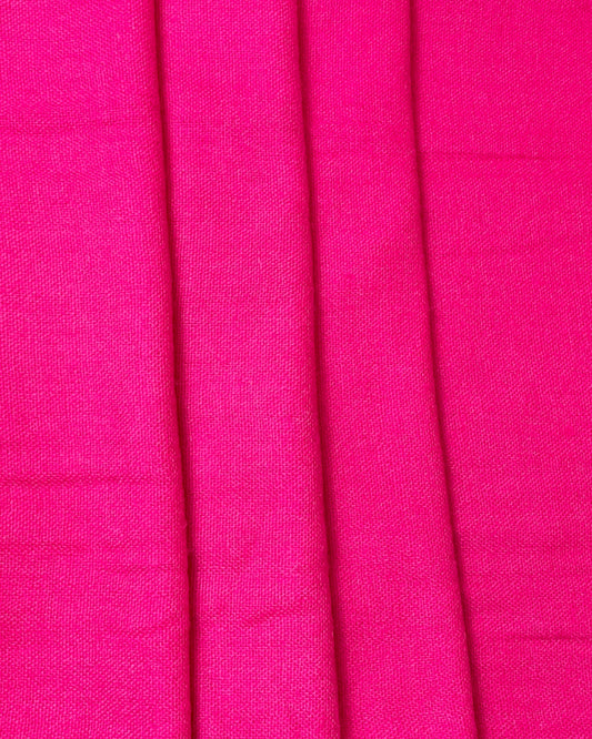 „Electric Fuchsia“ – Reiner Kaschmir Schal handgemacht Textur