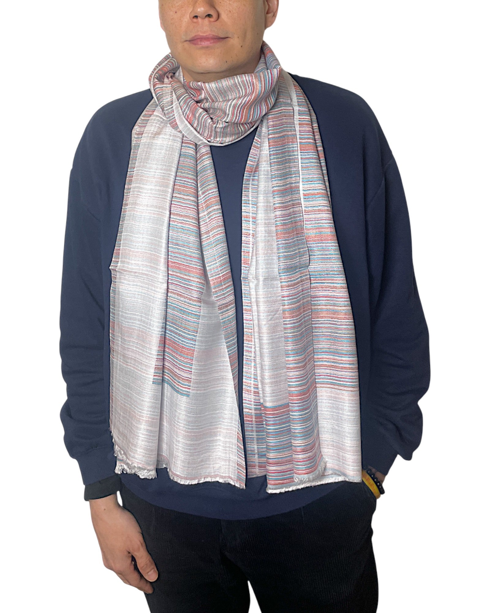 Hauptbild: Earthline Breeze Unisex Viskoseschal Streifen
