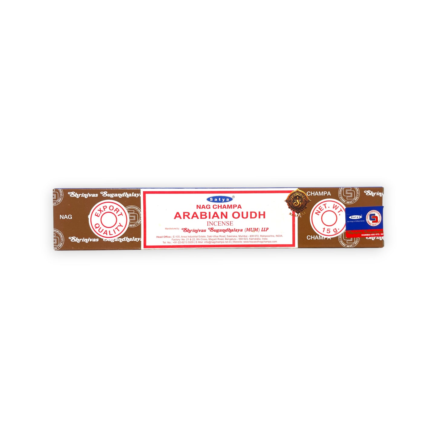 Arabian Oudh - Satya Räucherstäbchen 15g