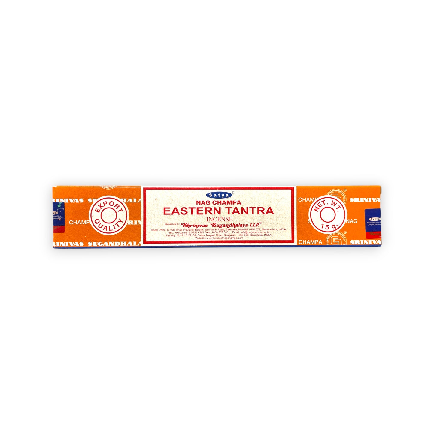 Eastern Tantra (östliches Tantra) - Satya Räucherstäbchen 15g