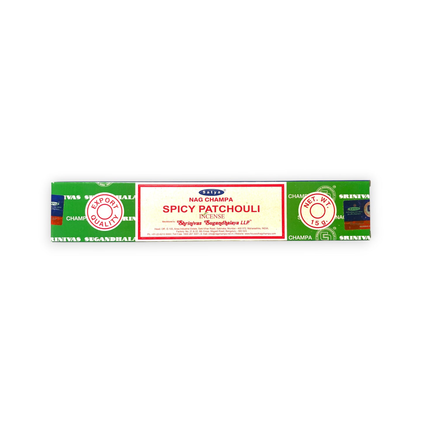Spicy Patchouli - Satya Räucherstäbchen 15g