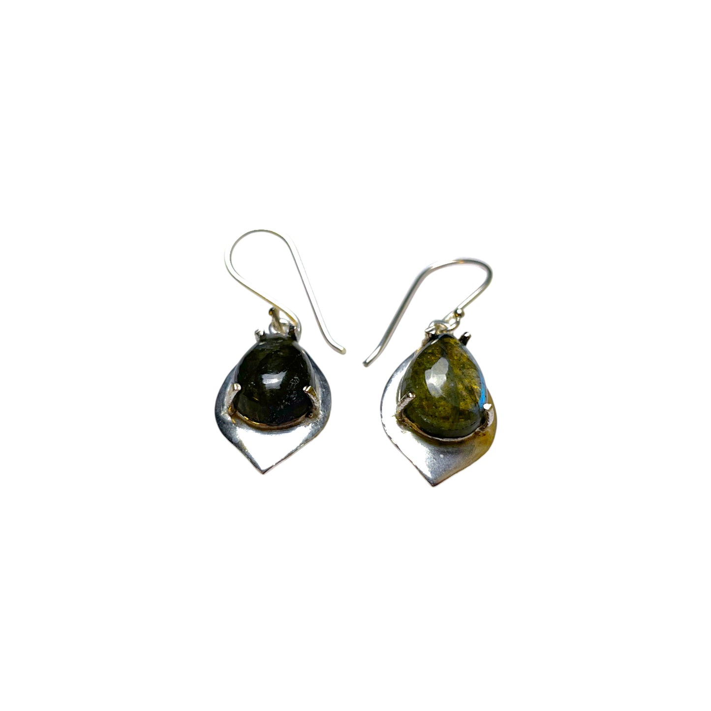 Gemstone Drop pendant earrings, 7 variations, timeless &amp; symbolic