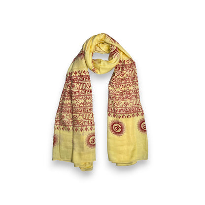 Indisches Tuch Lungi Schal & Sarong OM 185x95 cm