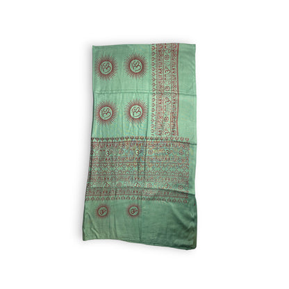 Indisches Tuch Lungi Schal & Sarong OM 185x95 cm