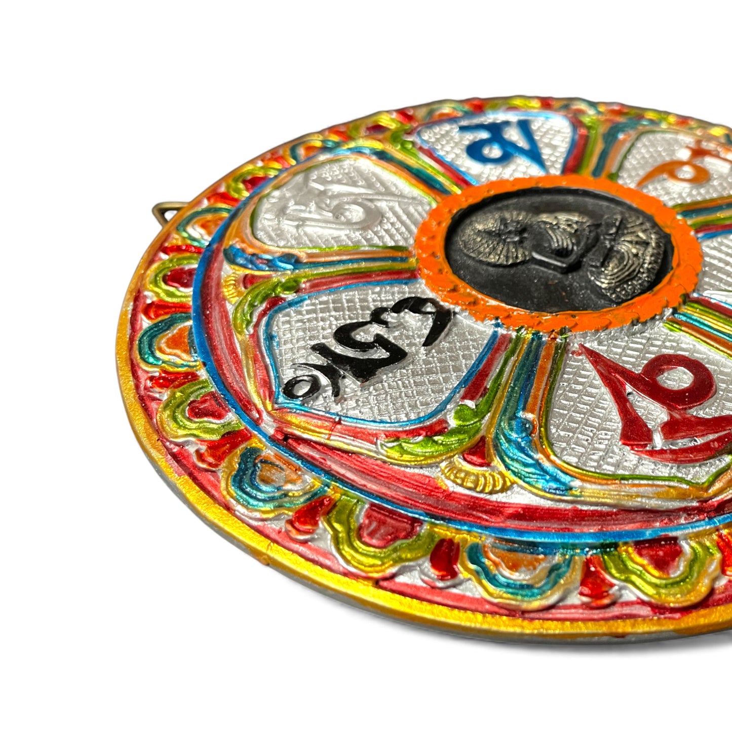 Buddhistisches Mandala-Relief Ansicht Halter