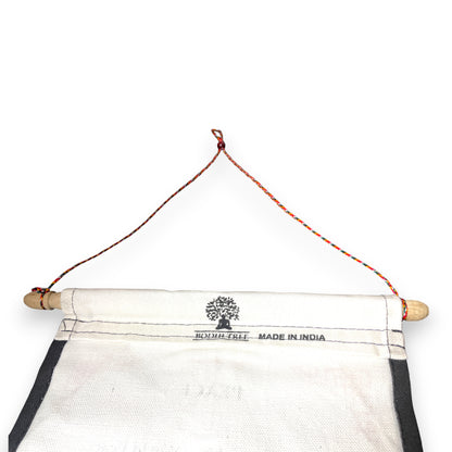 Wandbehang Frieden Tibetische Thangka-Schriftrolle Dalai Lama Zitat schnur