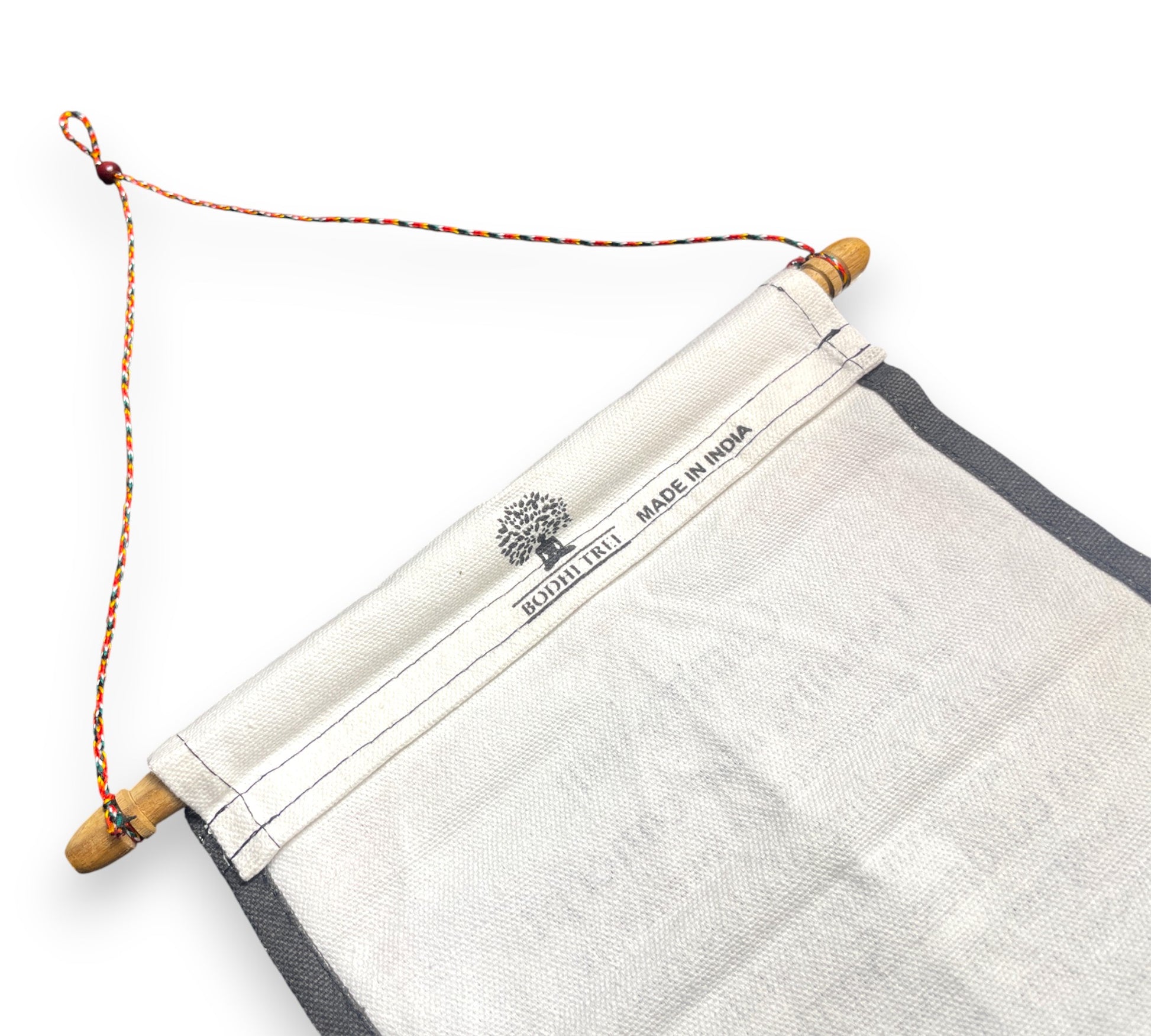 Wandbehang Mitgefühl Tibetische Thangka-Schriftrolle mit Dalai Lama Zitat Schnur