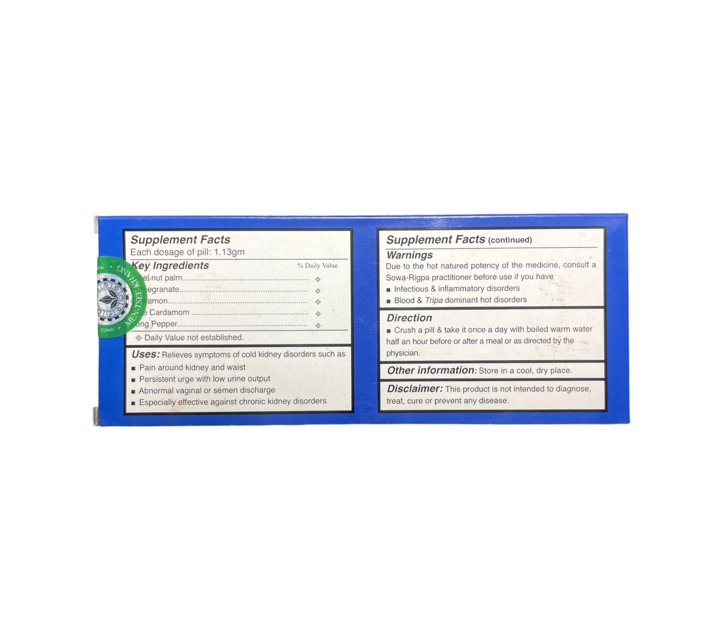 Goyu Dhunjor – Sorig - Natürliche Unterstützung für gesunde Nieren