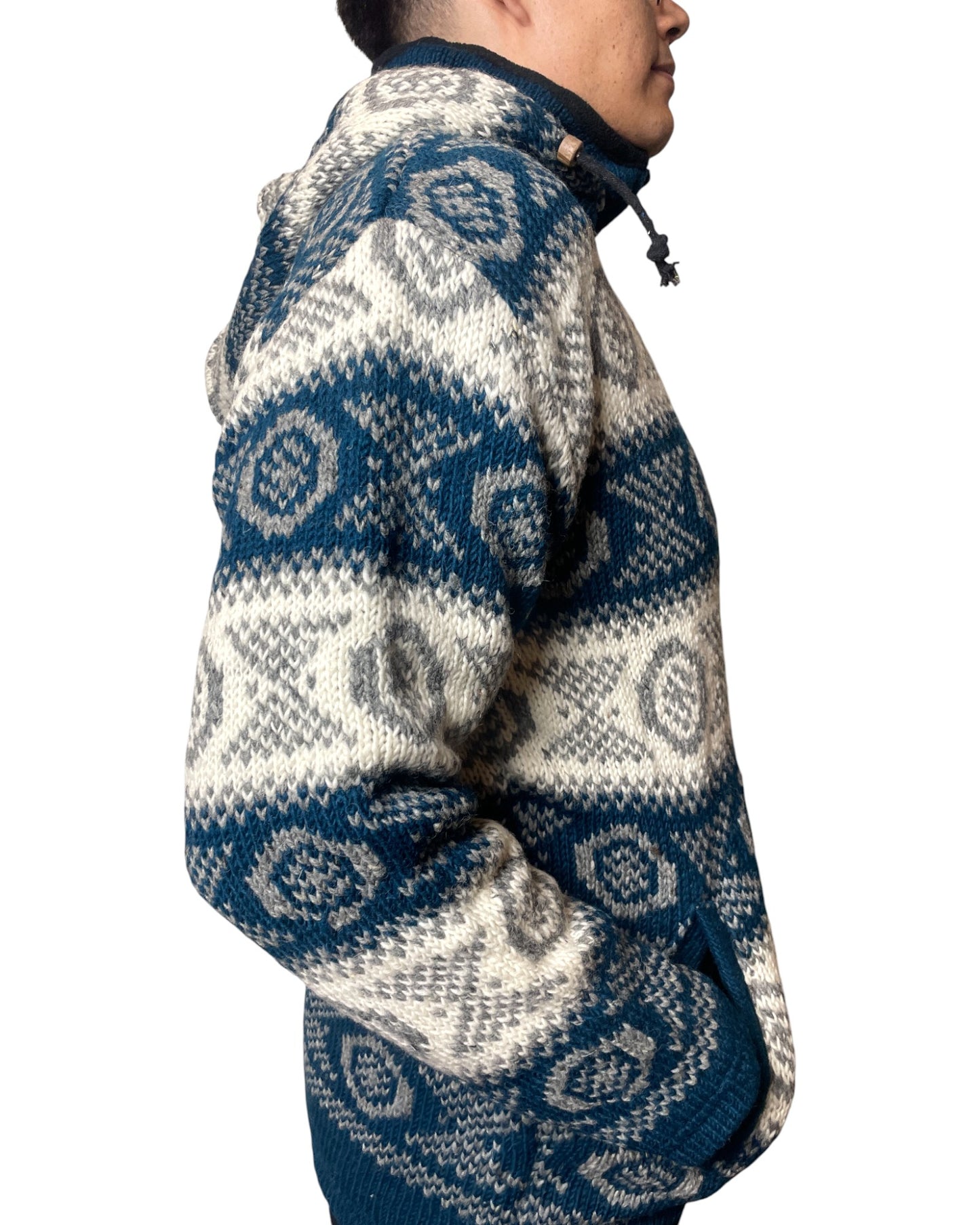 „Khule“ – Handgestrickte Nepal-Wolljacke