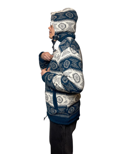 „Khule“ – Handgestrickte Nepal-Wolljacke