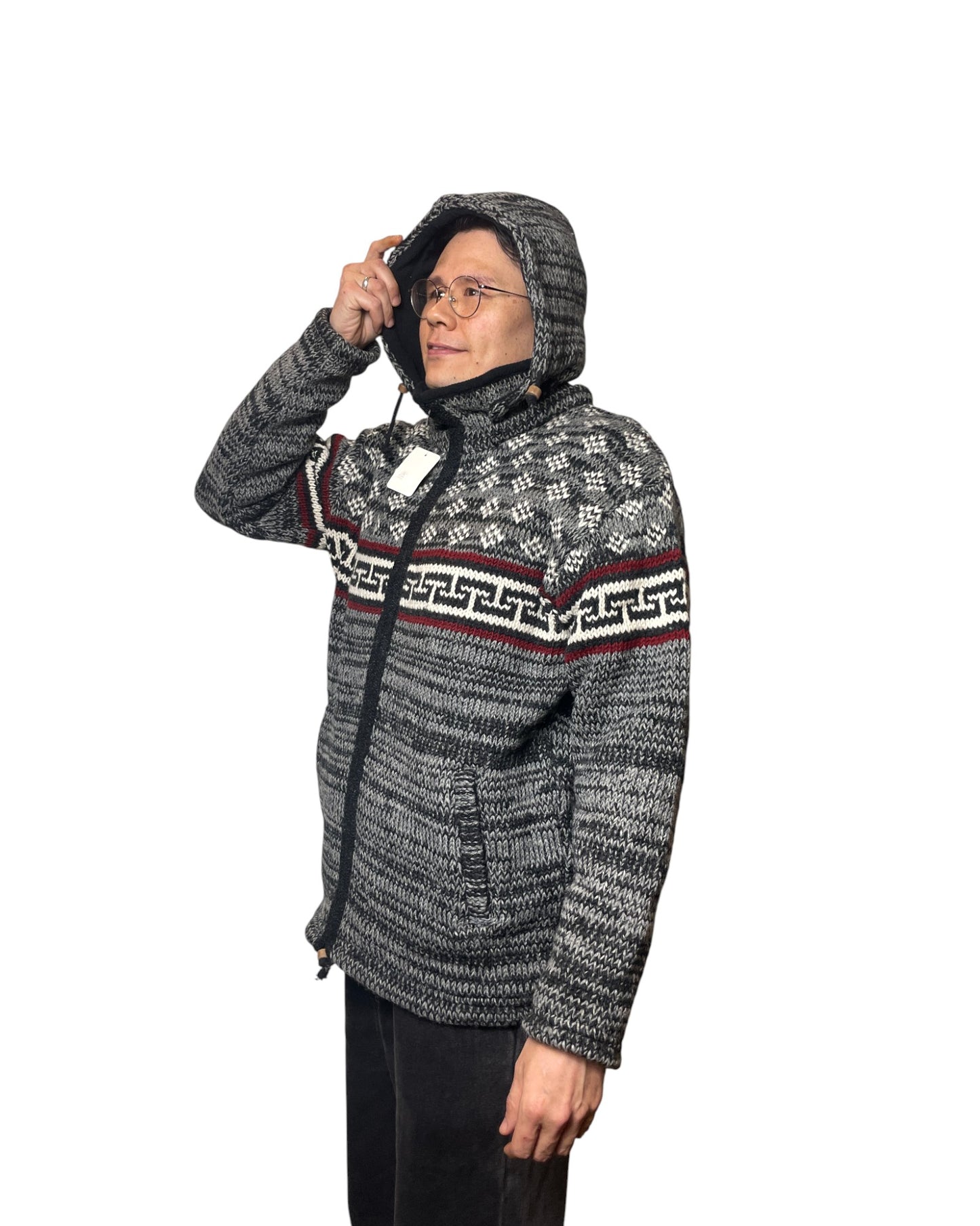 "Panauti" Hand-knitted wool jacket Nepal – Warm, Fair &amp; Social