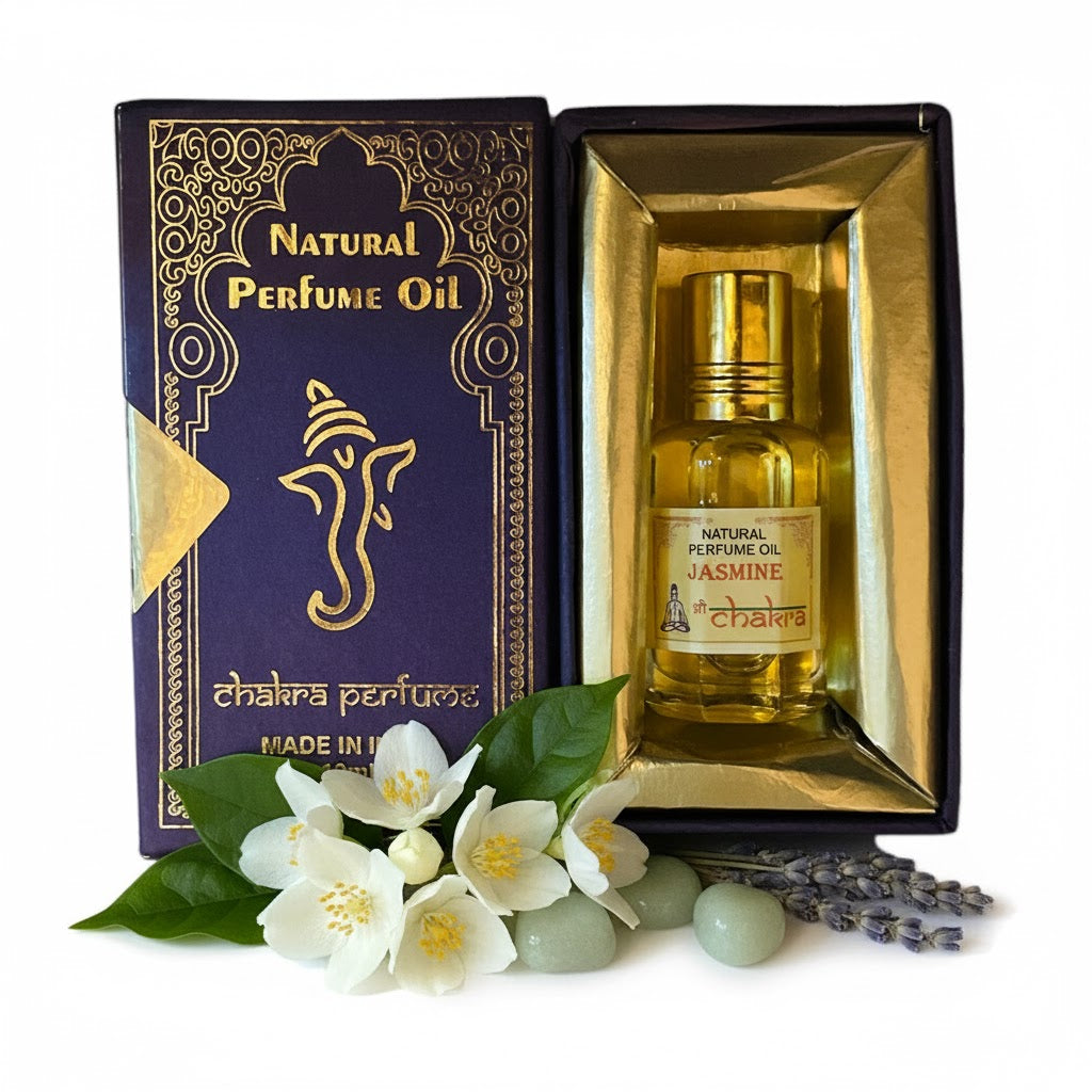 Jasmine - Chakra Ölparfüm Verpackung