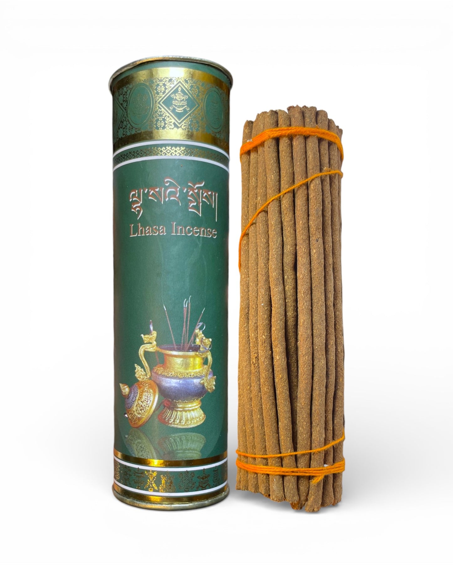 Lhasa Tibetischer Weihrauch Verpackung und Staebchen-Buendel im Set - Tibet Shop Schweiz