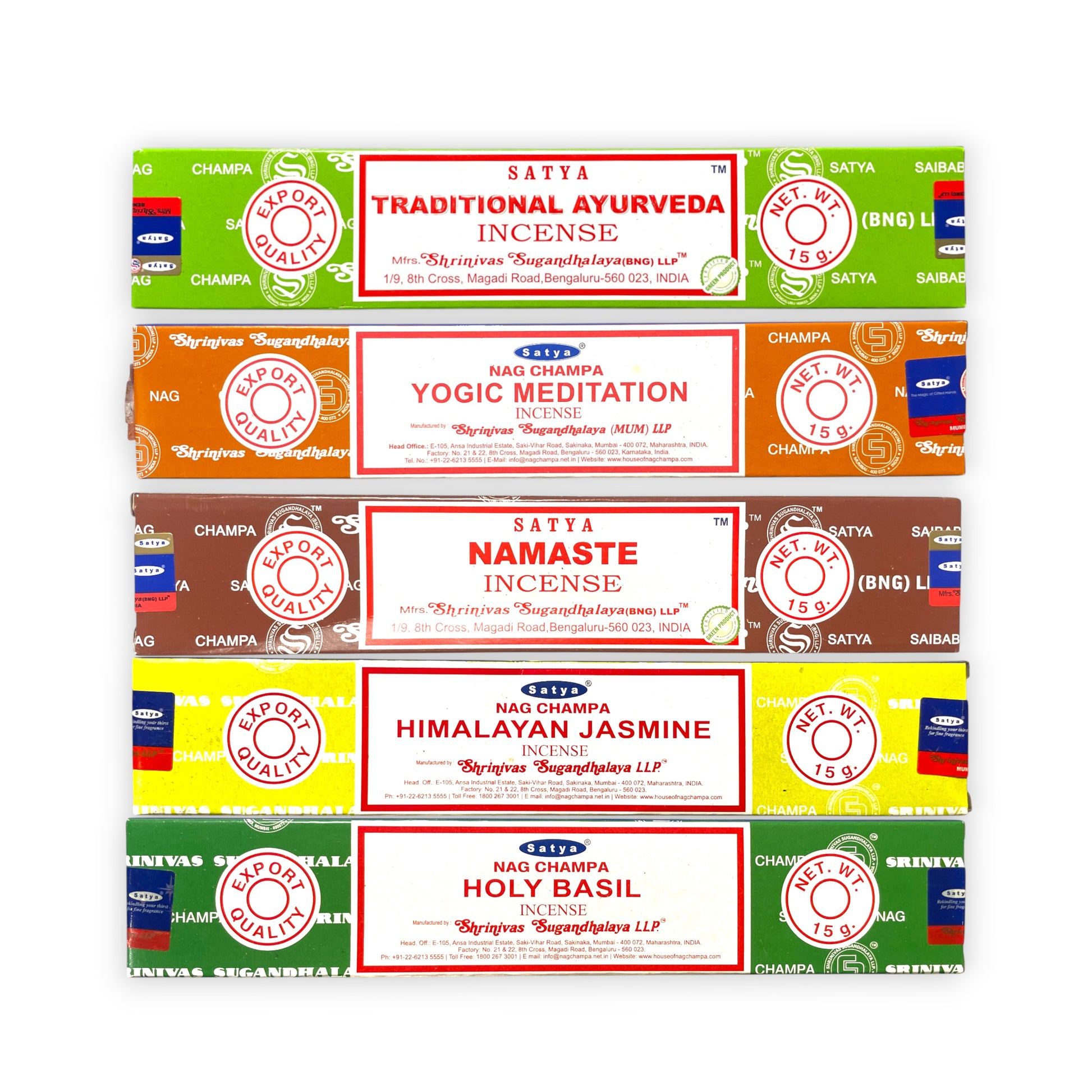 Satya Räucherstäbchen Set Entspannung & innere Balance 🌿